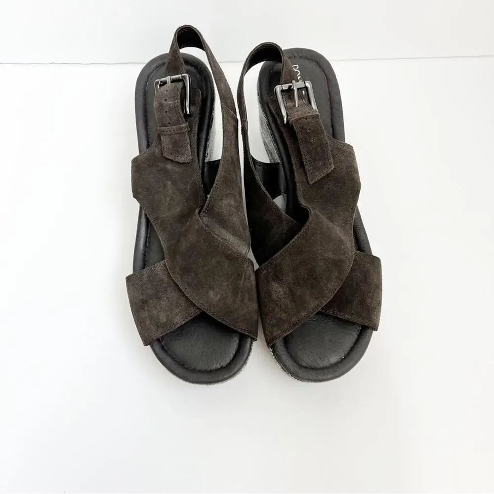 DONALD J PLINER SUEDE SLINGBACK WOMEN SANDALS SIZE 10 NO BOX